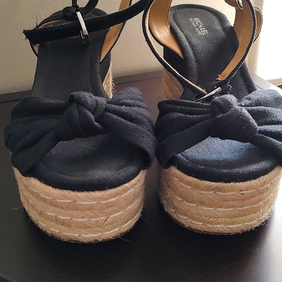 Michael Michael Kors Espadrille Wedges with Bows - Picture 3 of 8